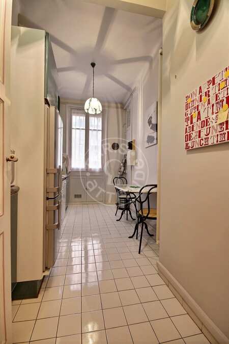 Küche Möblierte wohnung - 58m²  - 1 Zimmer - Jasmin / Mozart - Paris