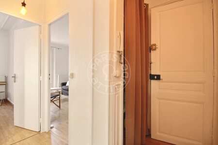 Entrée Appartement meublé - 37m²  - 1 chambre - Pasteur - Paris