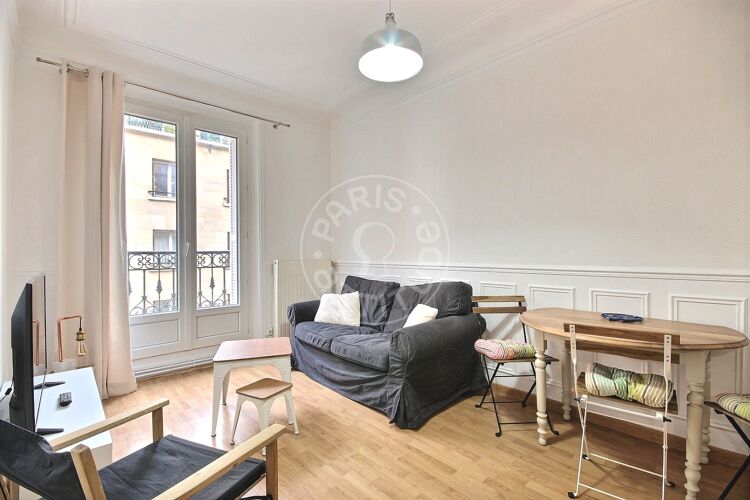 Wohnzimmer - Möblierte 1 Zimmer - Paris 75015 - 14137