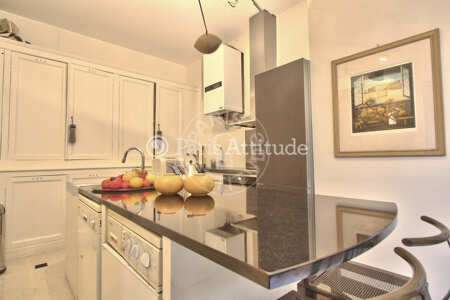 Cuisine Appartement meublé - 160m²  - 2 chambres - Alma-Marceau - Paris