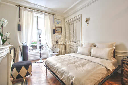 Chambre Appartement meublé - 160m²  - 2 chambres - Alma-Marceau - Paris