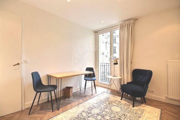 Wohnzimmer - Möblierte 1 Zimmer - Paris 75016 - 14145