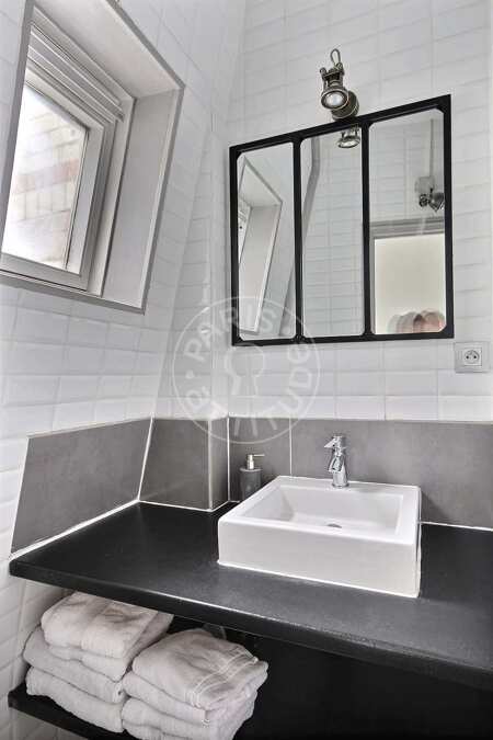 Casa de banho Apartamento mobilado - 36m²  - 1 quarto - Porte de Versailles - Paris
