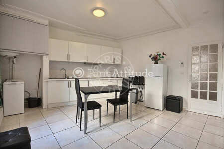 Cuisine Appartement meublé - 47m²  - 1 chambre - Marx Dormoy - Paris