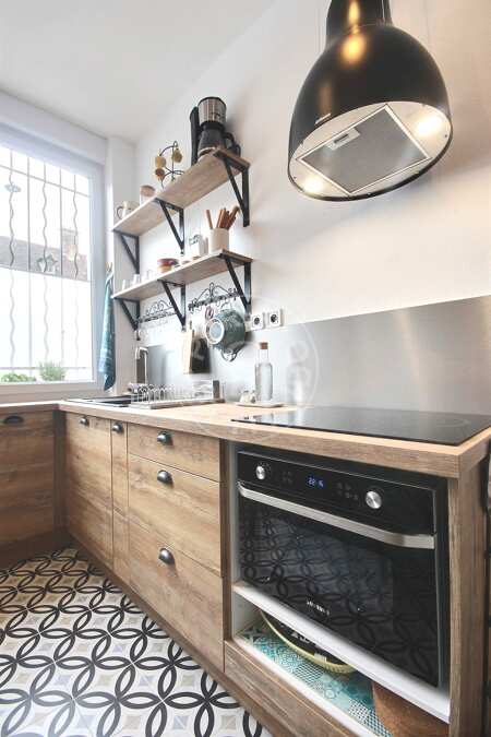 Cuisine Appartement meublé - 29m²  - 1 chambre - Canal Saint-Martin - Paris