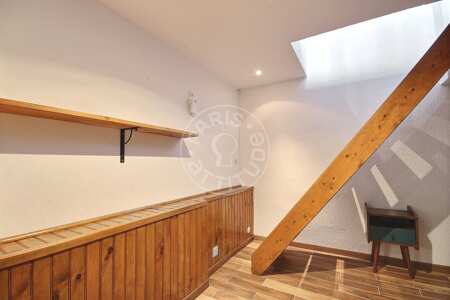 Bureau Appartement meublé - 29m²  - 1 chambre - Canal Saint-Martin - Paris