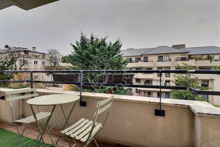 Balcon Appartement meublé - 43m²  - 1 chambre - Boulogne-Billancourt