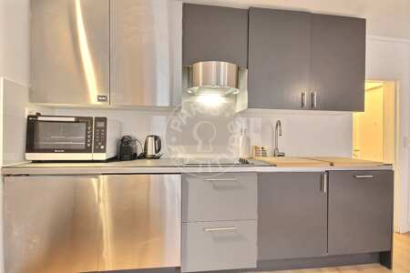 Cocina Piso amueblado - 42m²  - 1 dormitorio - Latin / Saint-Michel - París