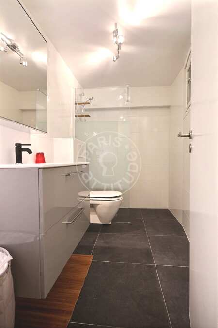 Baño Piso amueblado - 42m²  - 1 dormitorio - Latin / Saint-Michel - París