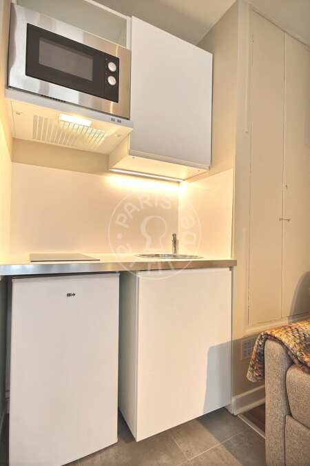 Küche Möblierte studio - 17m²  - Tour Eiffel - Paris