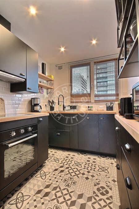 Cucina Appartamento arredato - 53m²  - 2 locali - Boulogne-Billancourt