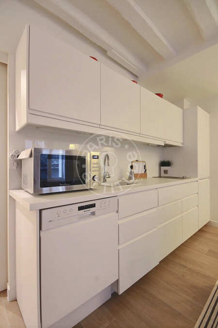 Cucina Monolocale arredato - 40m²  - Arts et Métiers - Parigi