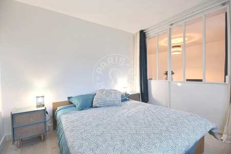 Schlafzimmer Möblierte wohnung - 44m²  - 1 Zimmer - Cité des Sciences / La Villette - Paris