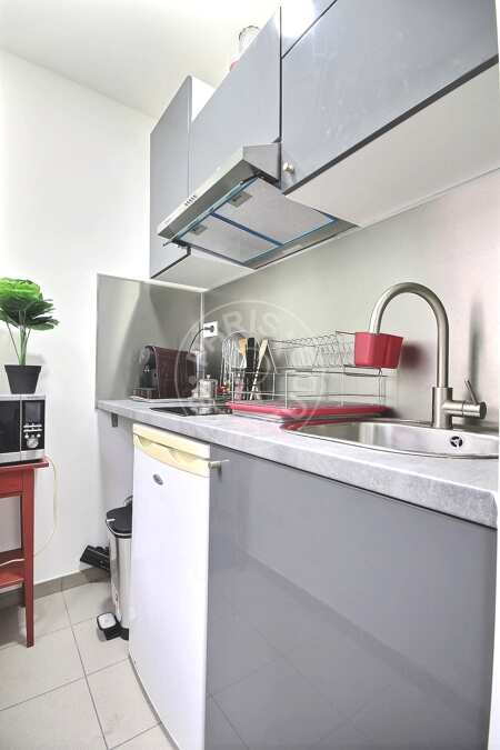 Cuisine Appartement meublé - 25m²  - 1 chambre - Charonne - Paris