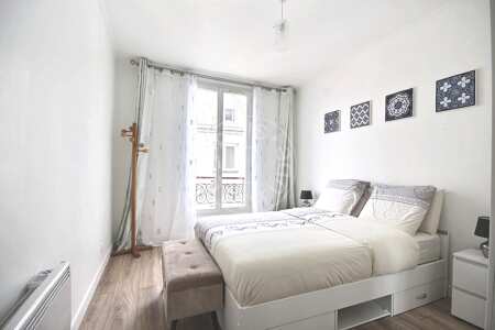 Chambre Appartement meublé - 25m²  - 1 chambre - Charonne - Paris