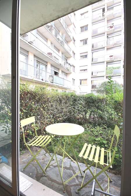 Jardin Studio meublé - 20m²  - La Muette / Bois de Boulogne - Paris
