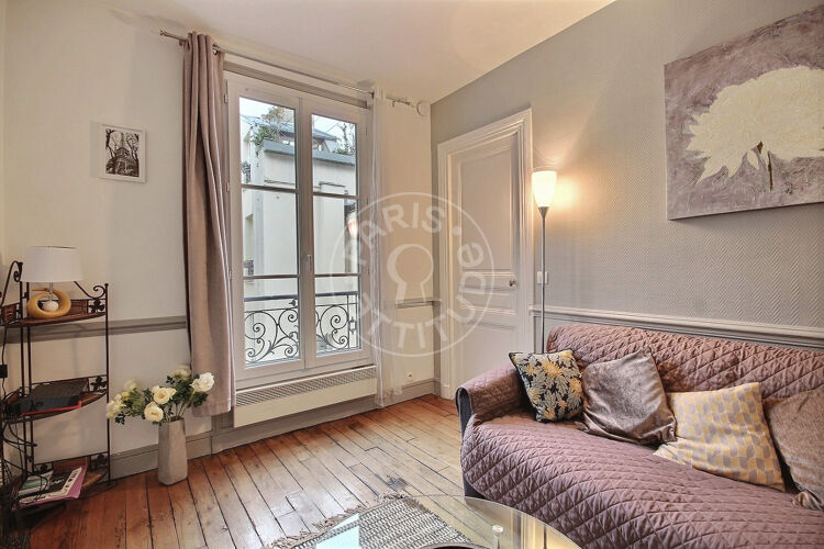 Salon - 1 chambre meublé - Paris 75004 - 14206