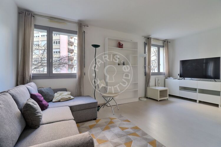 Living room - Furnished 1 bedroom - Puteaux 92800 - 14212