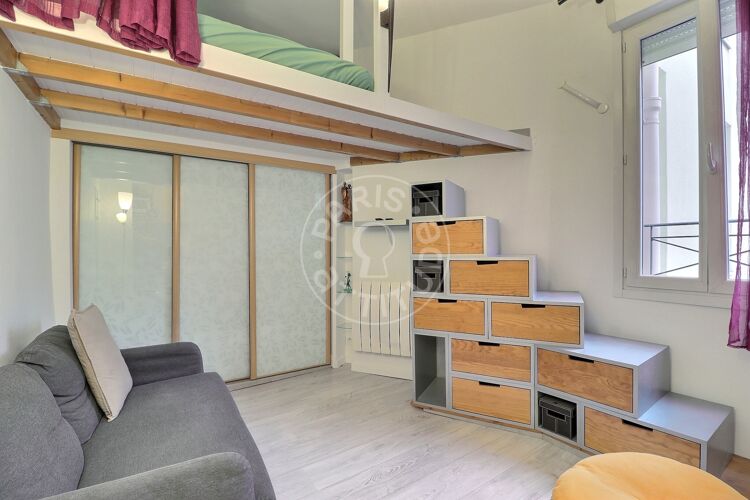 Living room - Furnished studio - Paris 75011 - 14219