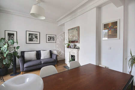 Living room Furnished apartment - 49m²  - 2 bedrooms - Musée Picasso - Paris