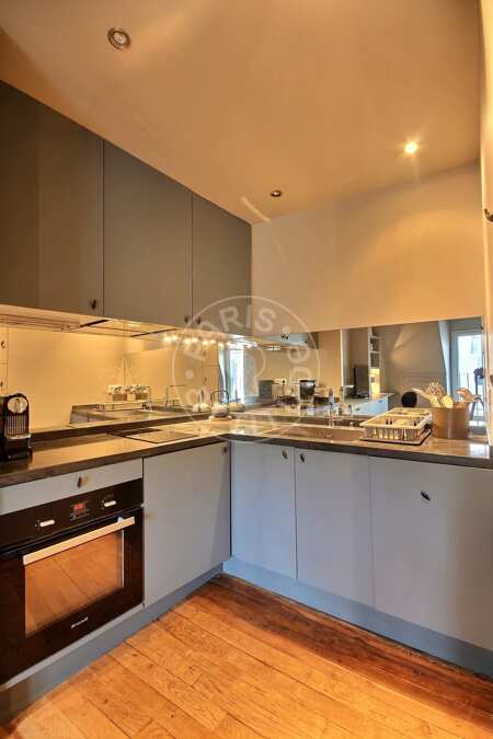 Cocina Piso amueblado - 36m²  - 1 dormitorio - Saint-Germain - París