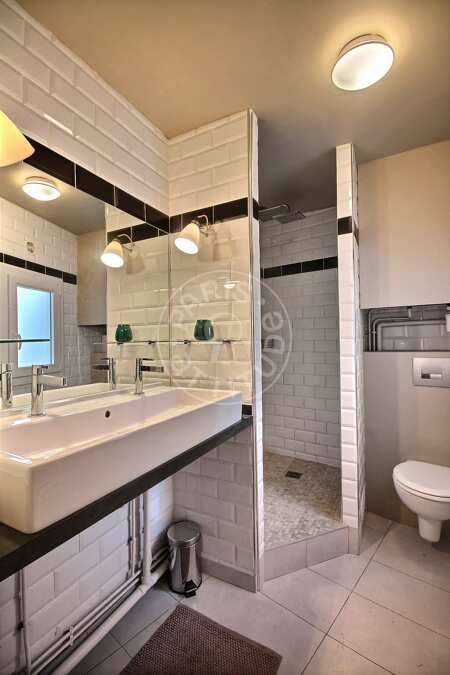 Baño Piso amueblado - 36m²  - 1 dormitorio - Saint-Germain - París