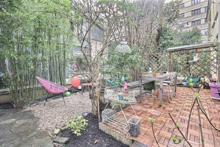 Garten Möblierte wohnung - 70m²  - 2 Zimmer - Place des Fêtes - Paris