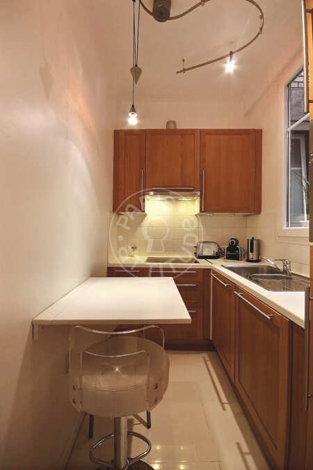 Küche Möblierte studio - 38m²  - Trocadéro - Paris