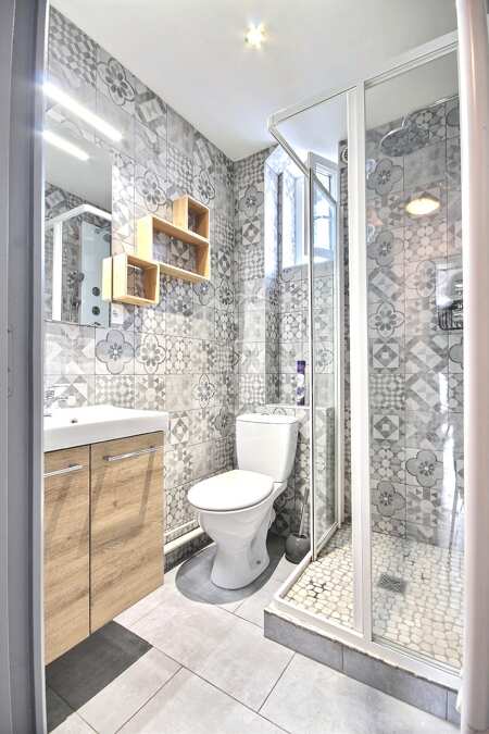 Bagno Appartamento arredato - 45m²  - 2 locali - Ménilmontant - Parigi