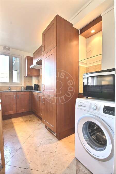 Cozinha Apartamento mobilado - 45m²  - 1 quarto - Plaisance / Pernety - Paris