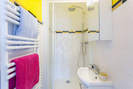 Badezimmer Möblierte wohnung - 32m²  - 1 Zimmer - Trocadéro - Paris