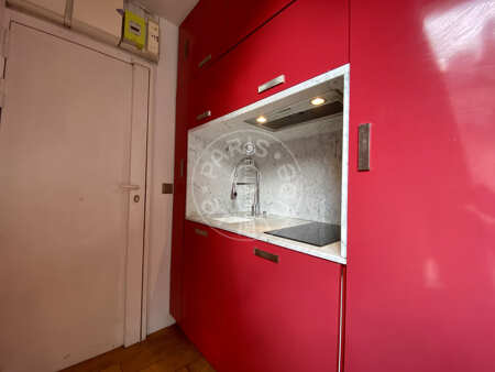 Kitchen Furnished studio - 28m²  - Centre George Pompidou - Paris