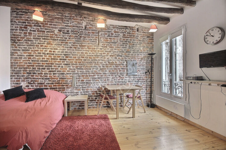 Salon - Studio meublé - Paris 75011 - 14251