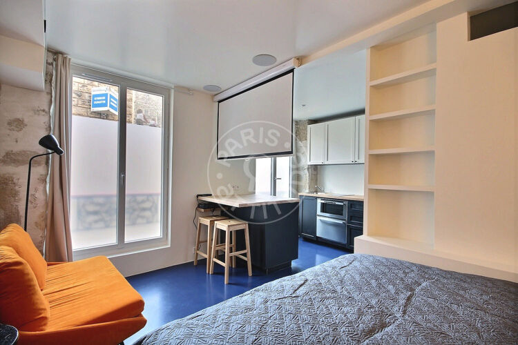 Salon - Studio meublé - Paris 75018 - 14253