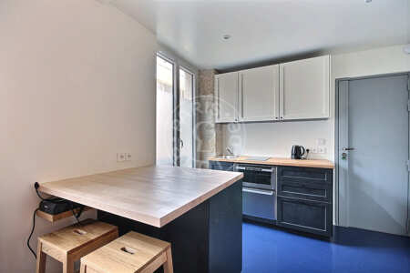 Küche Möblierte studio - 21m²  - Montmartre / Place des Abbesses - Paris