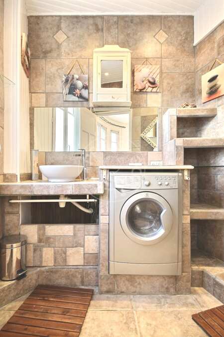 Bathroom Furnished apartment - 45m²  - 1 bedroom - Motte-Piquet Grenelle - Paris