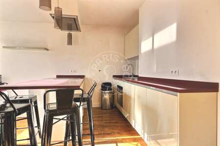 Kitchen Furnished apartment - 45m²  - 1 bedroom - Latin / Saint-Michel - Paris
