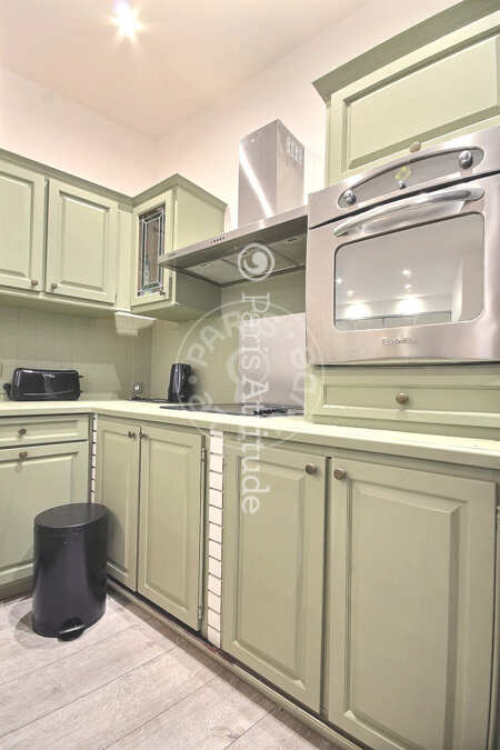 Cozinha Apartamento mobilado - 30m²  - 1 quarto - La Muette / Bois de Boulogne - Paris