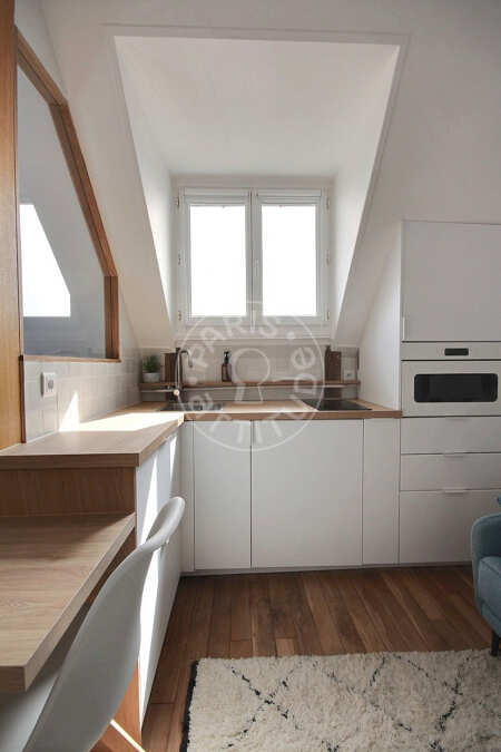 Cozinha Studio mobilado - 16m²  - Trocadéro - Paris