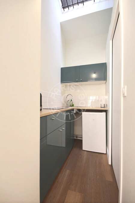 Cuisine Studio meublé - 19m²  - Oberkampf - Paris