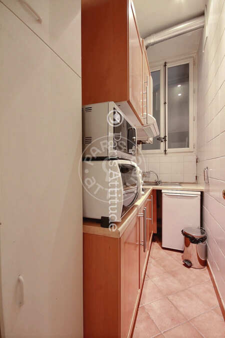 Cuisine Appartement meublé - 32m²  - 1 chambre - Saint-Germain - Paris