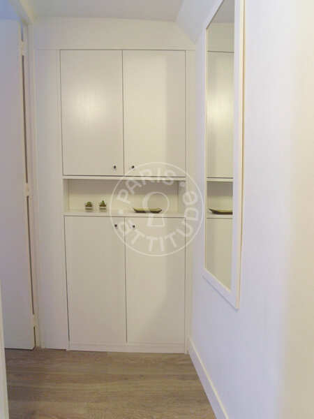 Entrada Quitinete mobilado - 18m²  - Temple - Paris