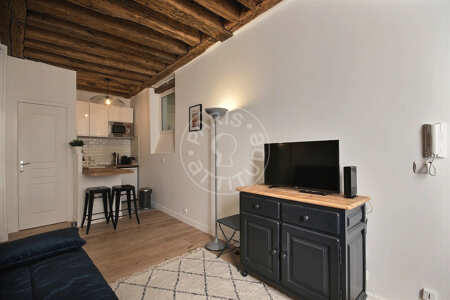 Salotto Monolocale arredato - 20m²  - Châtelet - Parigi