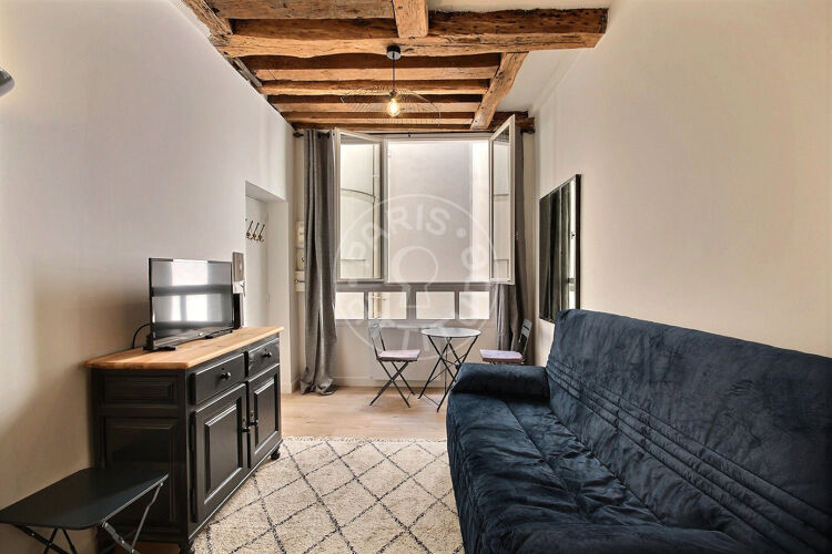 Salotto - Monolocale arredato - Parigi 75001 - 14275