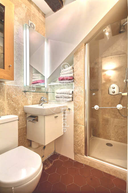 Casa de banho Apartamento mobilado - 33m²  - 1 quarto - Châtelet - Paris