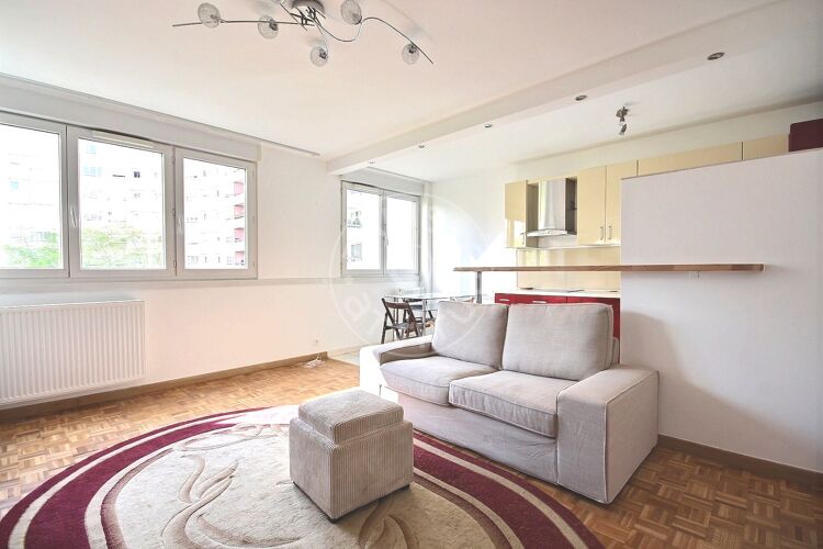 Living room - Furnished 2 bedrooms - Courbevoie 92400 - 14284