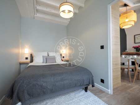 Bedroom Furnished apartment - 34m²  - 1 bedroom - Invalides - Paris