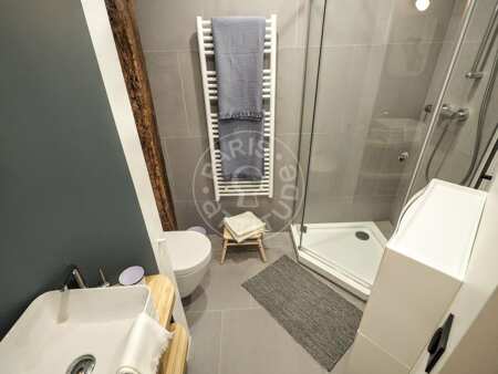 Bathroom Furnished apartment - 34m²  - 1 bedroom - Invalides - Paris