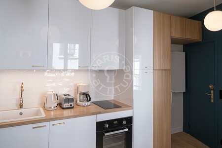 Cucina Monolocale arredato - 13m²  - Temple - Parigi