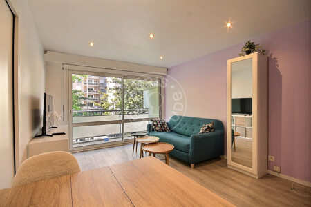 Sala Apartamento mobilado - 34m²  - 1 quarto - Courbevoie